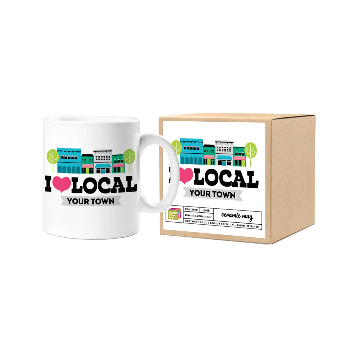 Personalized City Mug - Shop Local