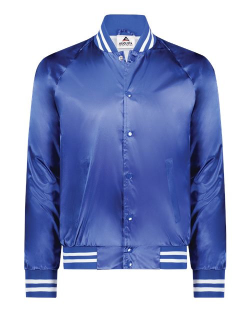 Satin Baseball Jacket