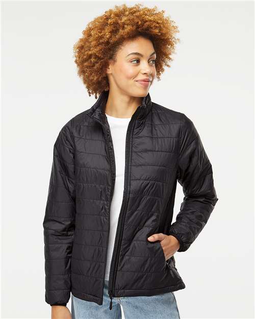 Embroidered Women's Puffer Jacket