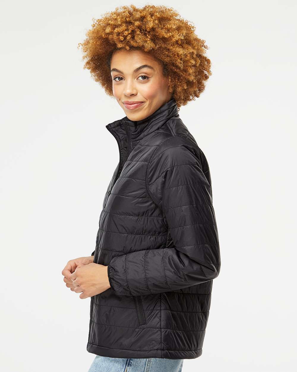 Embroidered Women's Puffer Jacket