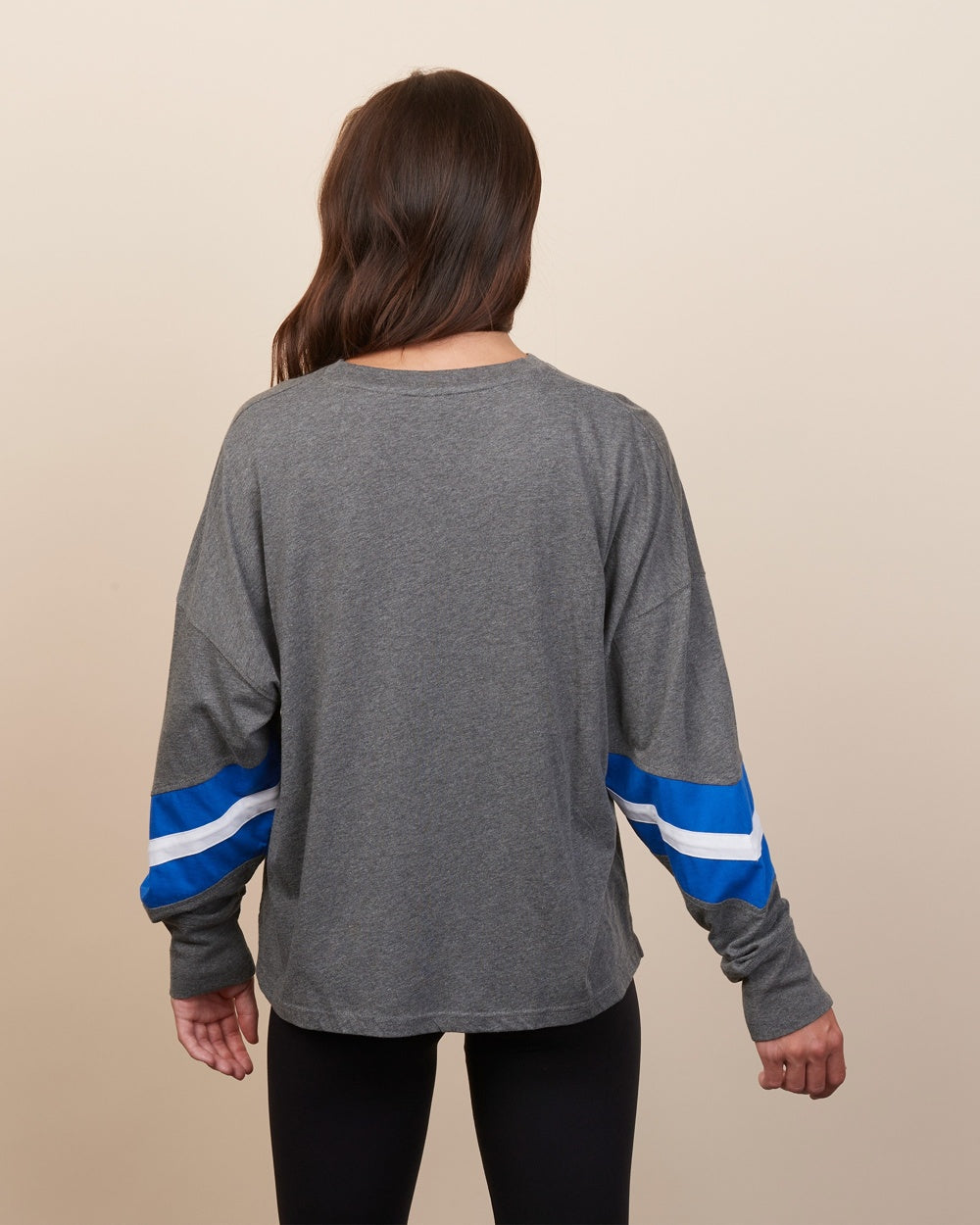Ladies Boxy Chevron Sleeve