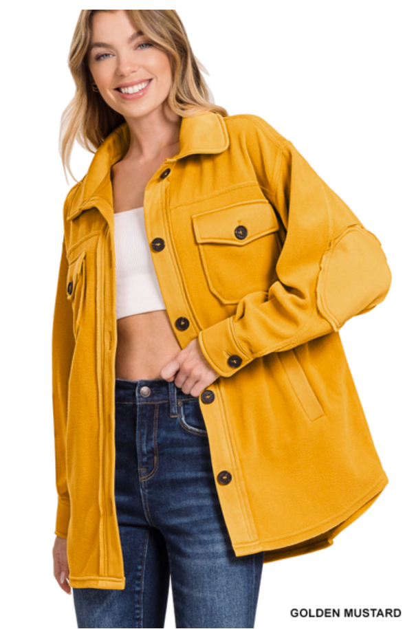 Oversized Fleece Shacket