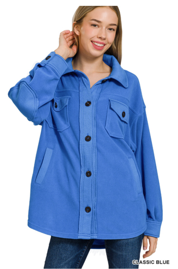 Oversized Fleece Shacket