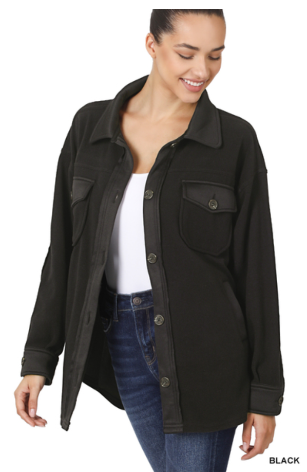 Oversized Fleece Shacket