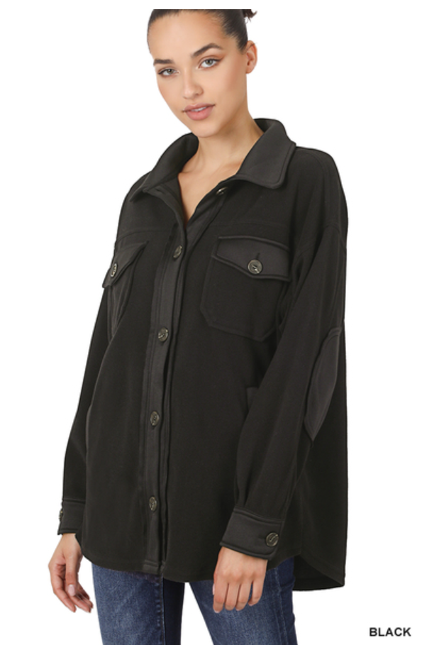 Oversized Fleece Shacket