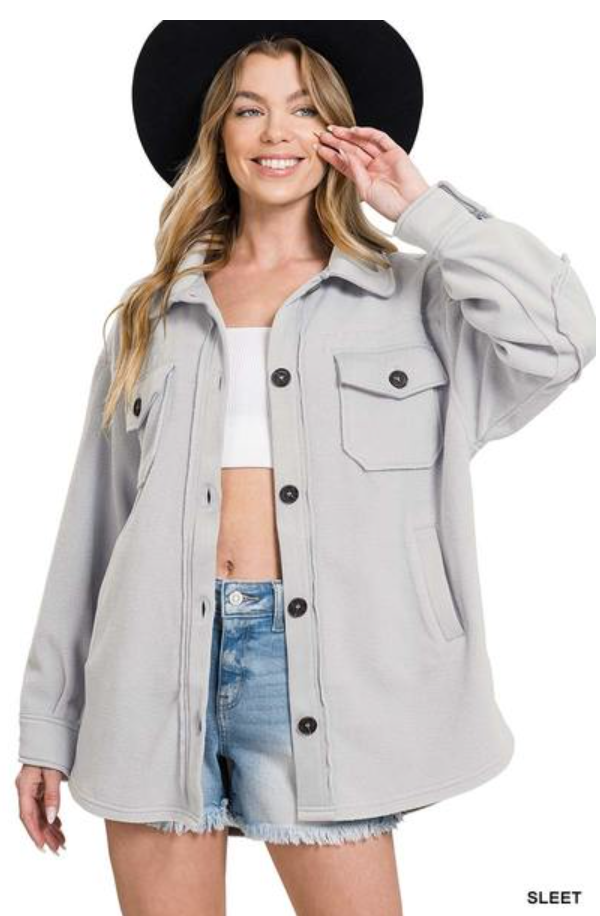 Oversized Fleece Shacket