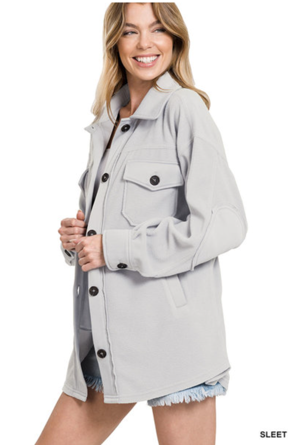 Oversized Fleece Shacket