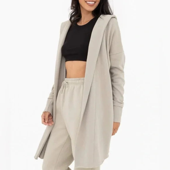 Long Hoodie Cardigan