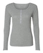 Womens LS Henley