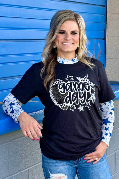 Go Team Go Blue Mesh