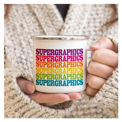Personalized City Camp Mug - Supergraphics