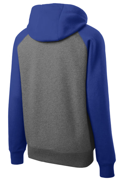 Raglan Colorblock Full-Zip Hoodie