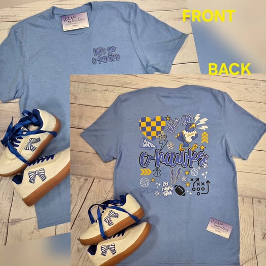Front and Back Print Tee
