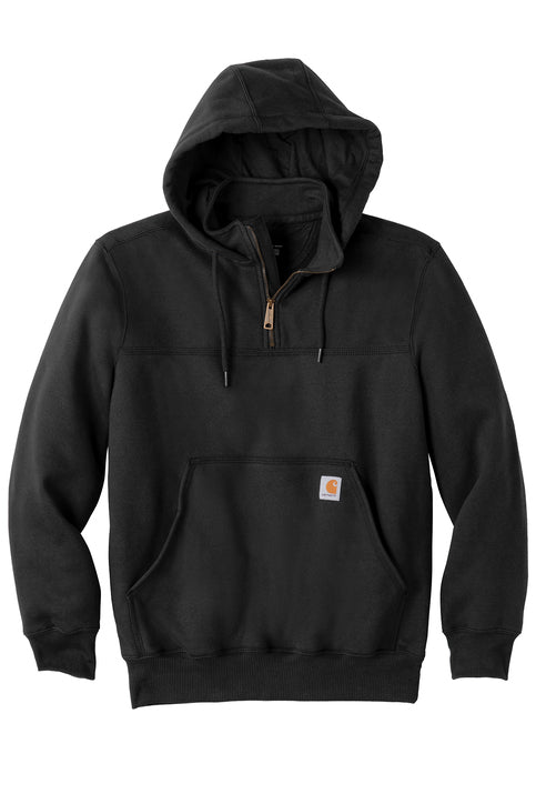 EMBROIDERED Carhartt® Rain Defender® Paxton Heavyweight Hooded Zip Mock Sweatshirt