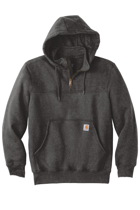 EMBROIDERED Carhartt® Rain Defender® Paxton Heavyweight Hooded Zip Mock Sweatshirt