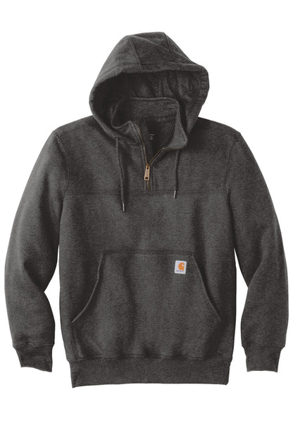 EMBROIDERED Carhartt® Rain Defender® Paxton Heavyweight Hooded Zip Mock Sweatshirt