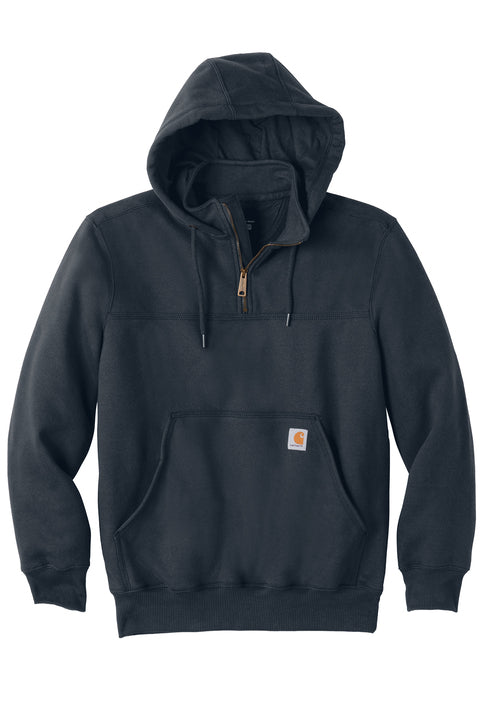 EMBROIDERED Carhartt® Rain Defender® Paxton Heavyweight Hooded Zip Mock Sweatshirt