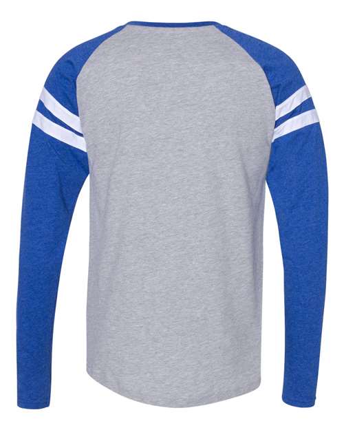 Unisex Fine Jersey Mash Up Long Sleeve Tee