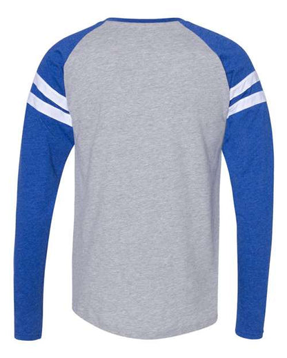 Unisex Fine Jersey Mash Up Long Sleeve Tee