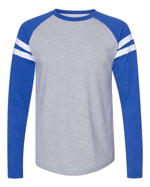 Unisex Fine Jersey Mash Up Long Sleeve Tee