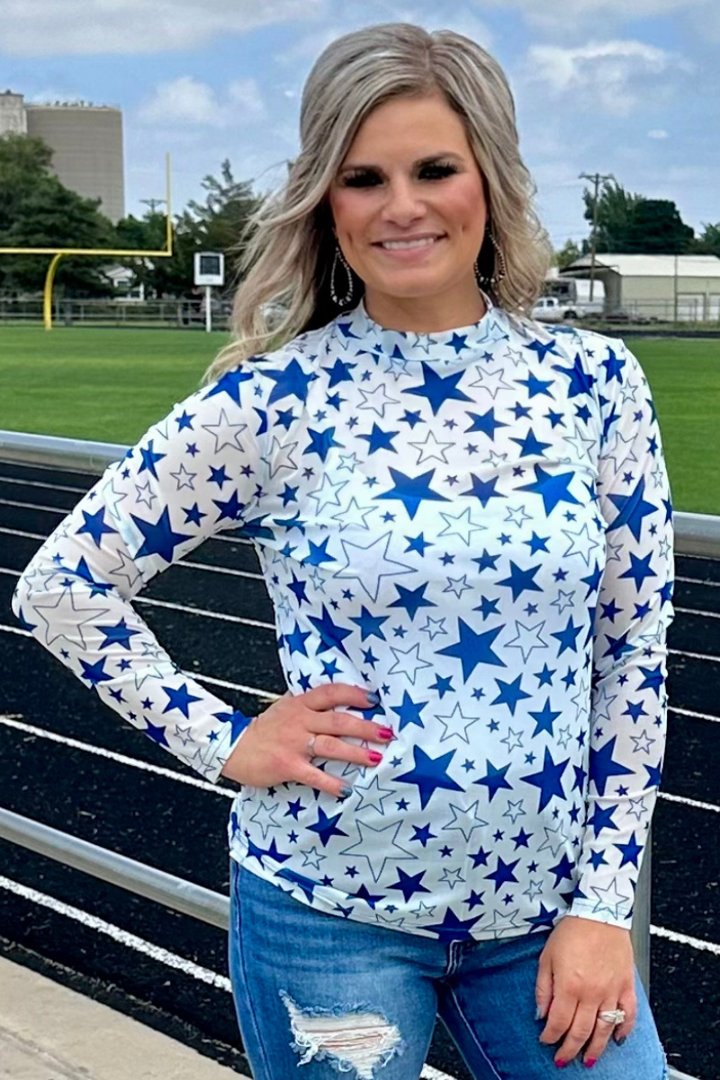 Go Team Go Blue Mesh