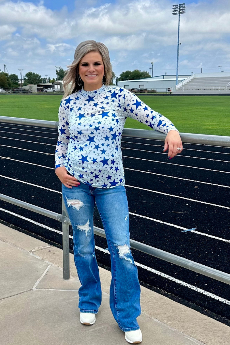 Go Team Go Blue Mesh