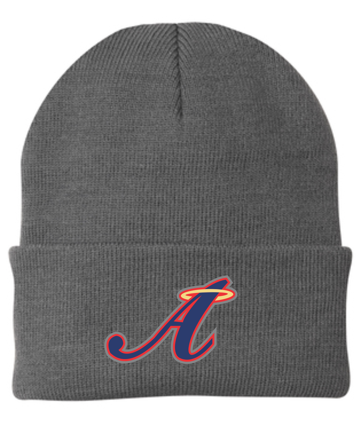 Alexandria Embroidered Knit Fold Over Stocking Cap