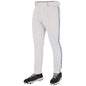 Tapered Baseball Pants with Piping