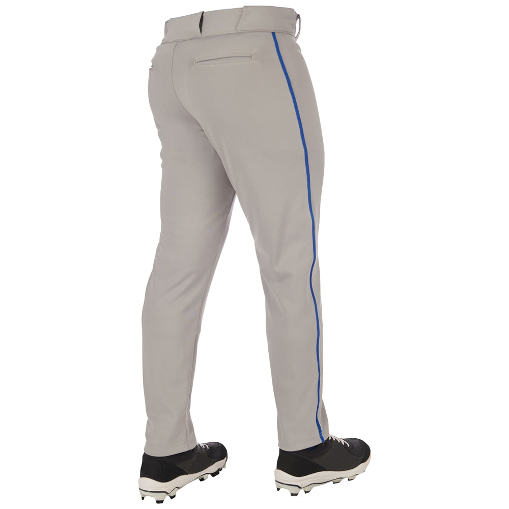 Tapered Baseball Pants with Piping
