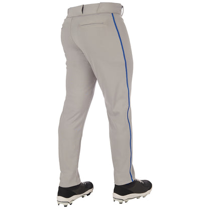 Tapered Baseball Pants with Piping