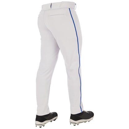Tapered Baseball Pants with Piping
