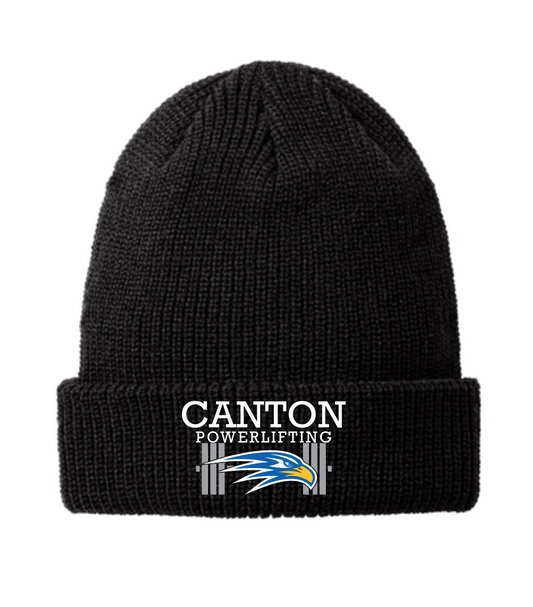 Powerlifting Embroidered Beanie