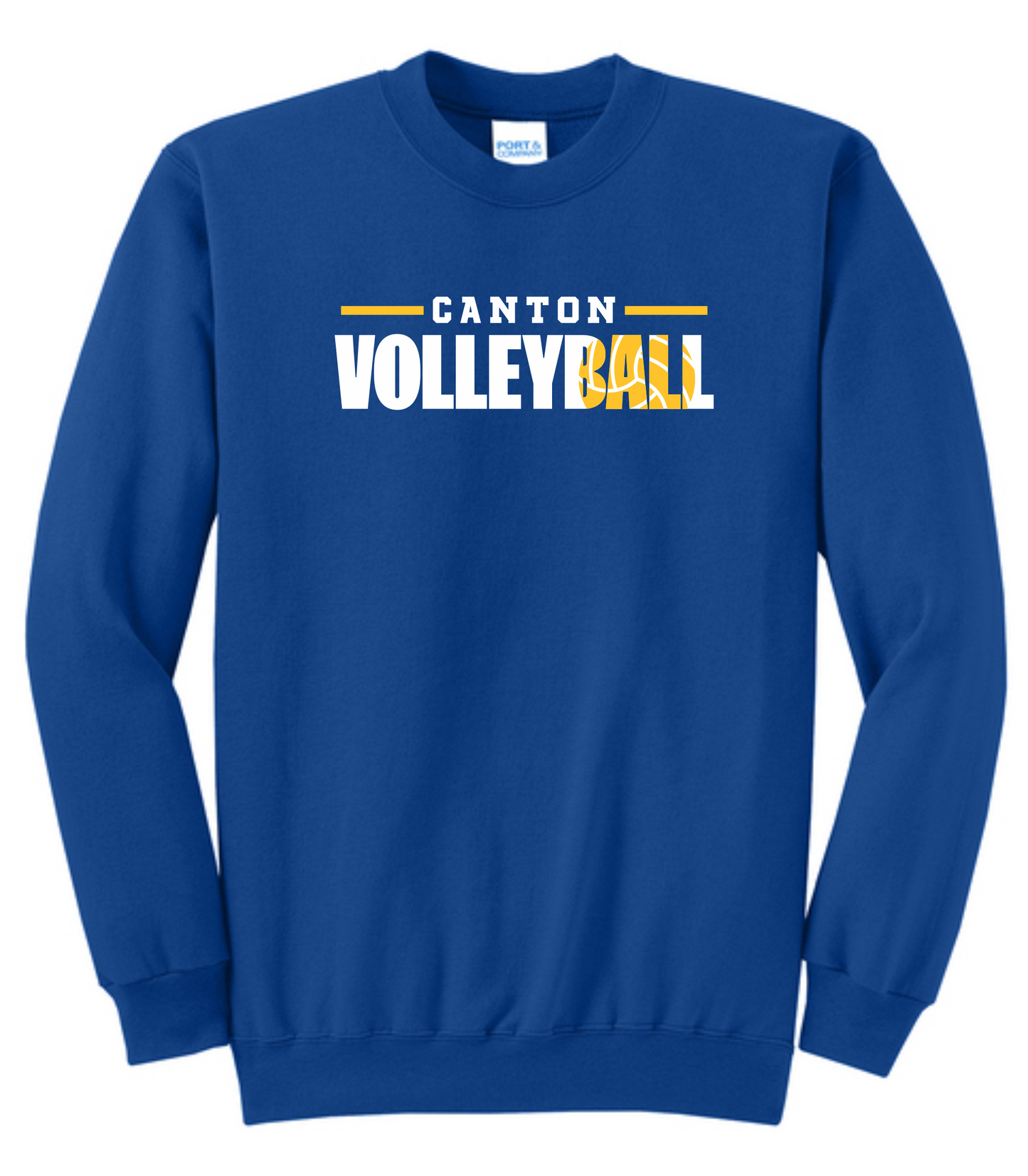 Canton Volleyball Crewneck Sweatshirt
