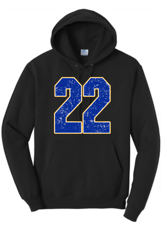 Custom Number Hoodie