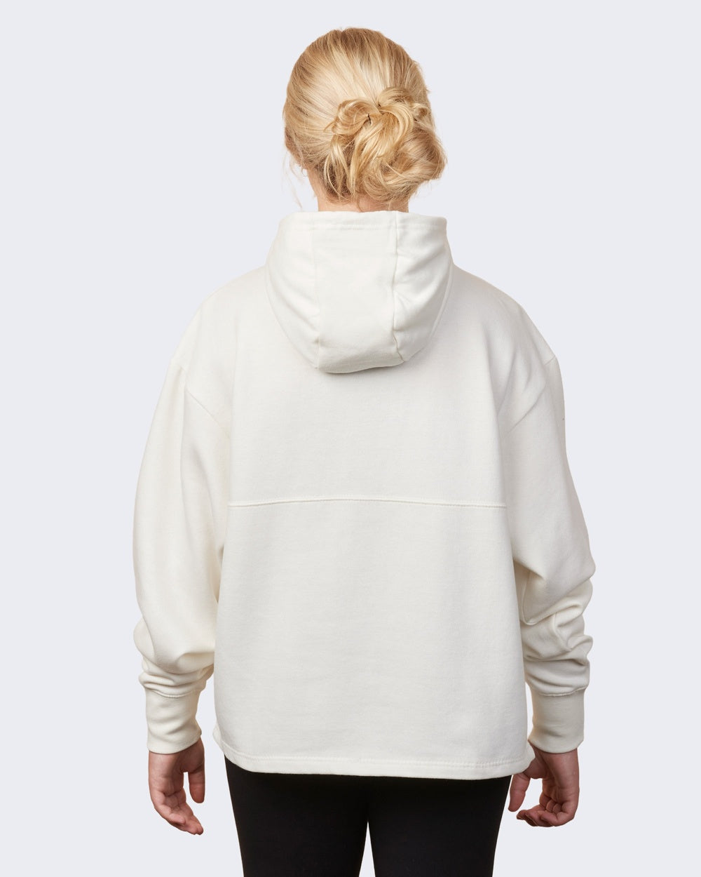 Ladies Boxy Quarter Zip Hood