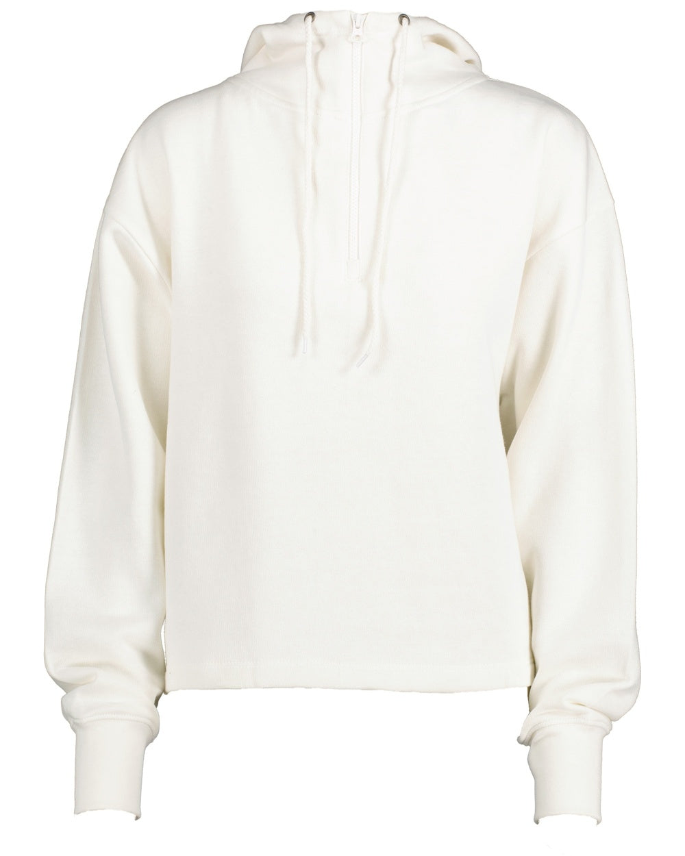 Ladies Boxy Quarter Zip Hood