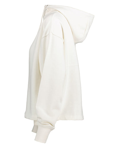 Ladies Boxy Quarter Zip Hood