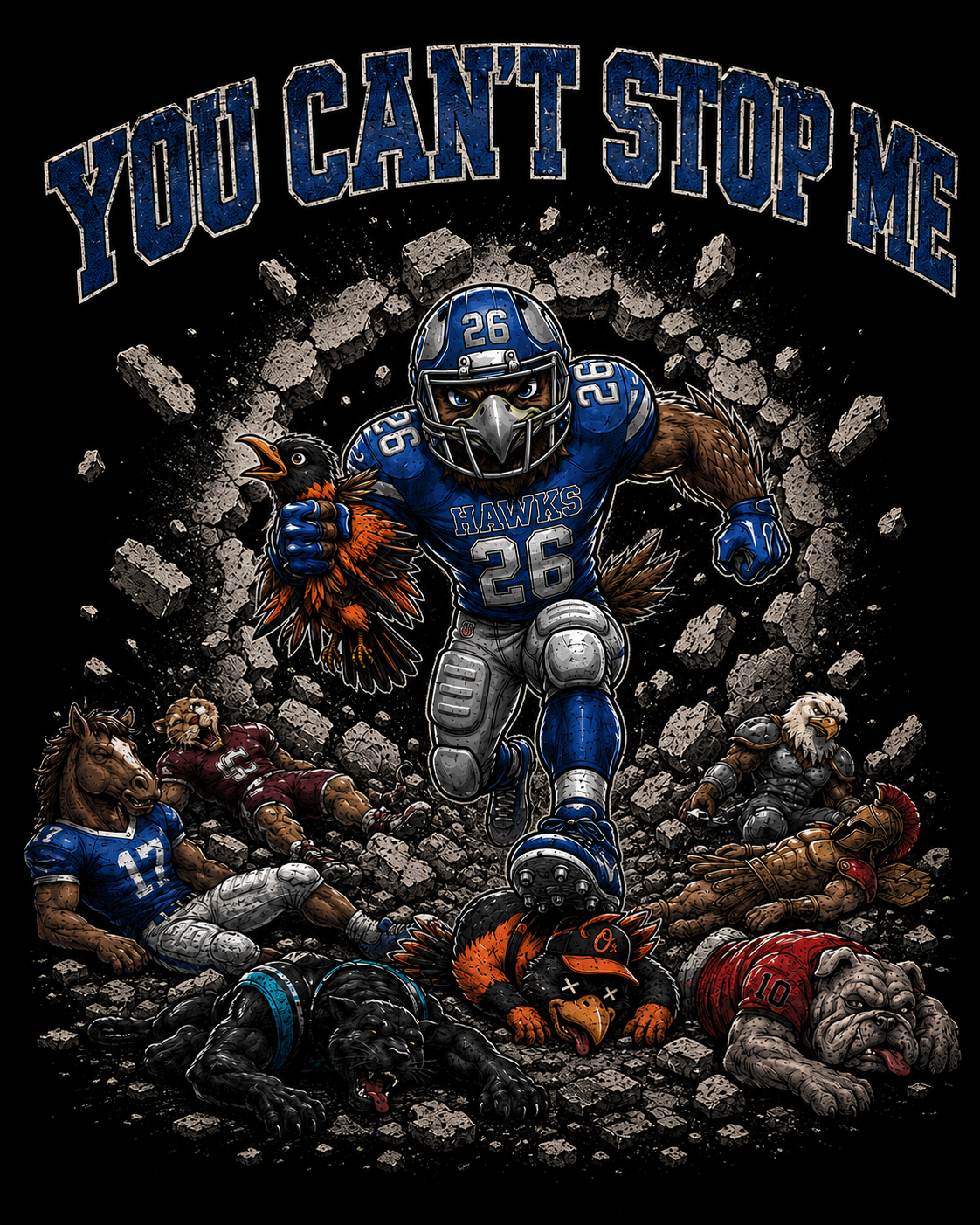 Canton Football Roster Tee
