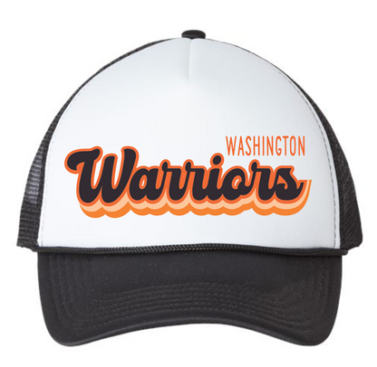 Warriors Printed Foam Trucker