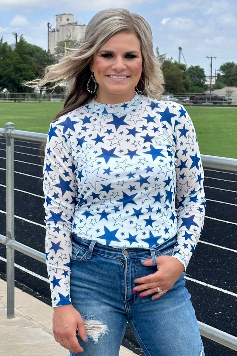 Go Team Go Blue Mesh