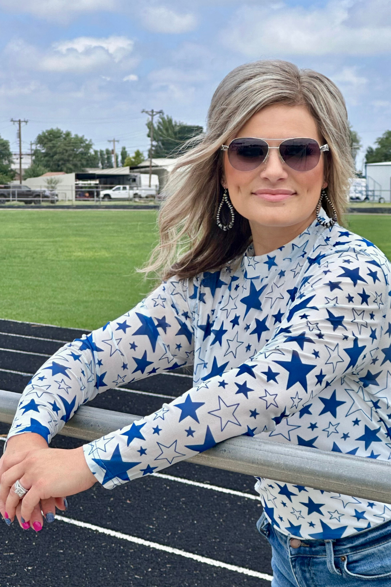 Go Team Go Blue Mesh