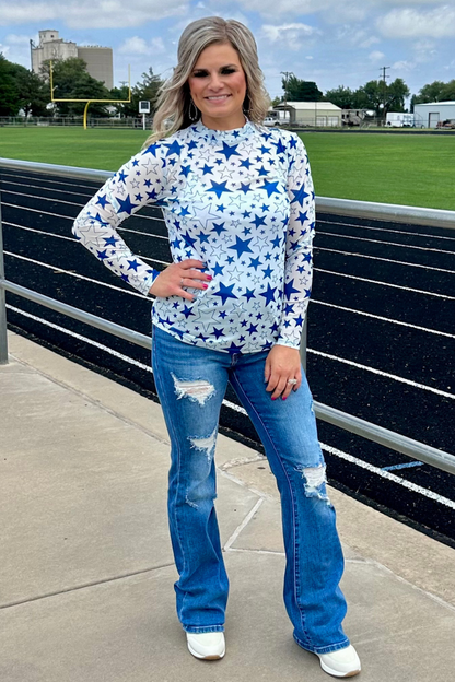 Go Team Go Blue Mesh