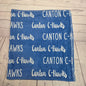 Canton C-Hawks Sublimated Blanket