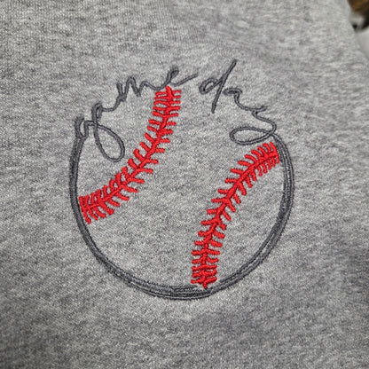 Custom Baseball Embroidered Hoodie