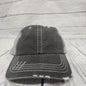 Washed Herringbone Cotton Twill Trucker Cap