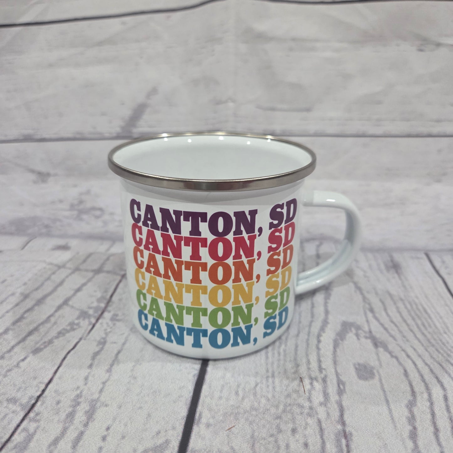Personalized City Camp Mug - Supergraphics