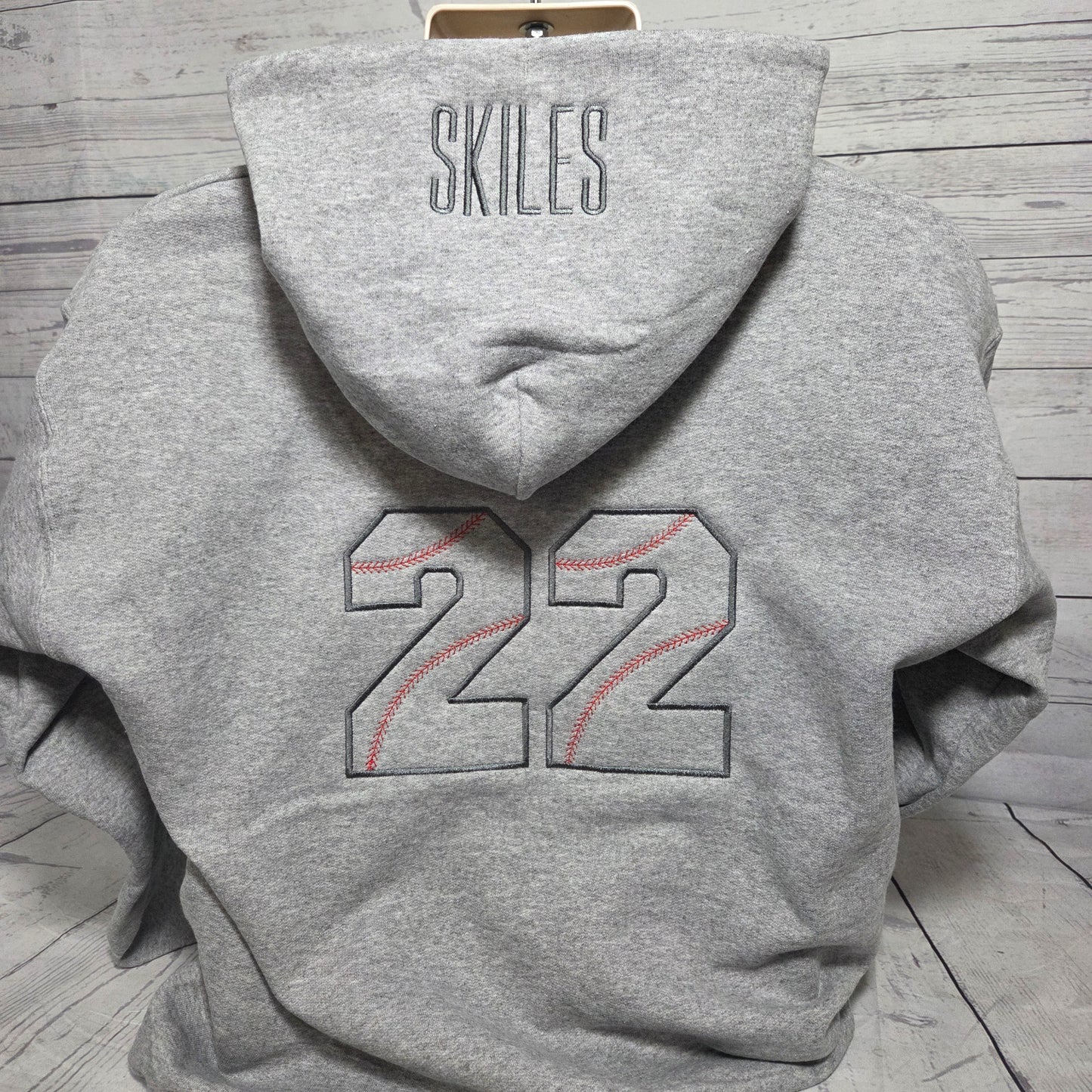 Custom Baseball Embroidered Hoodie