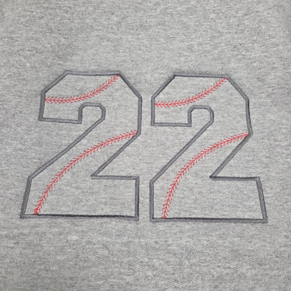 Custom Baseball Embroidered Hoodie